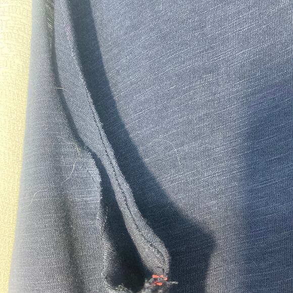 American Rag Navy Burgandy Hoodie Workout Tank Gym Mens Med - Picture 3 of 7